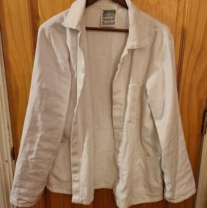 Jungmaven White Chore Coat